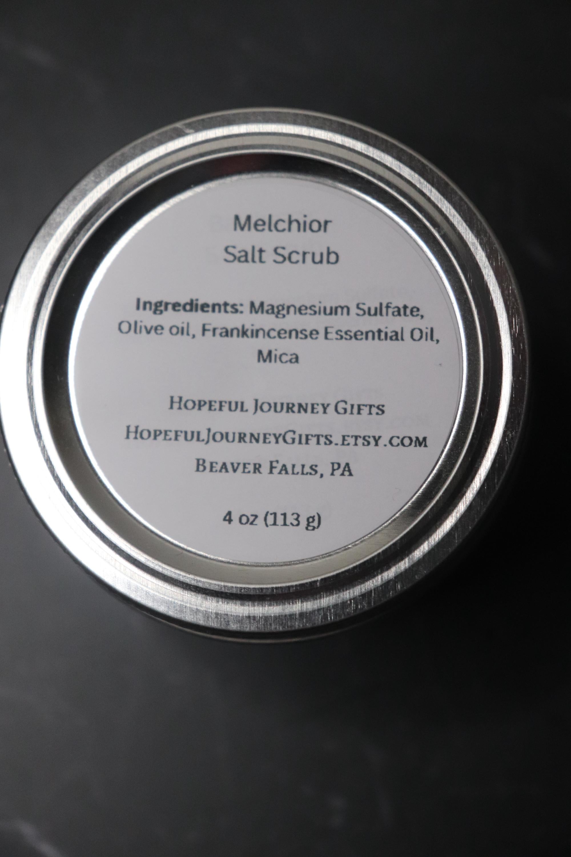 Melchior Frankincense Salt Scrub