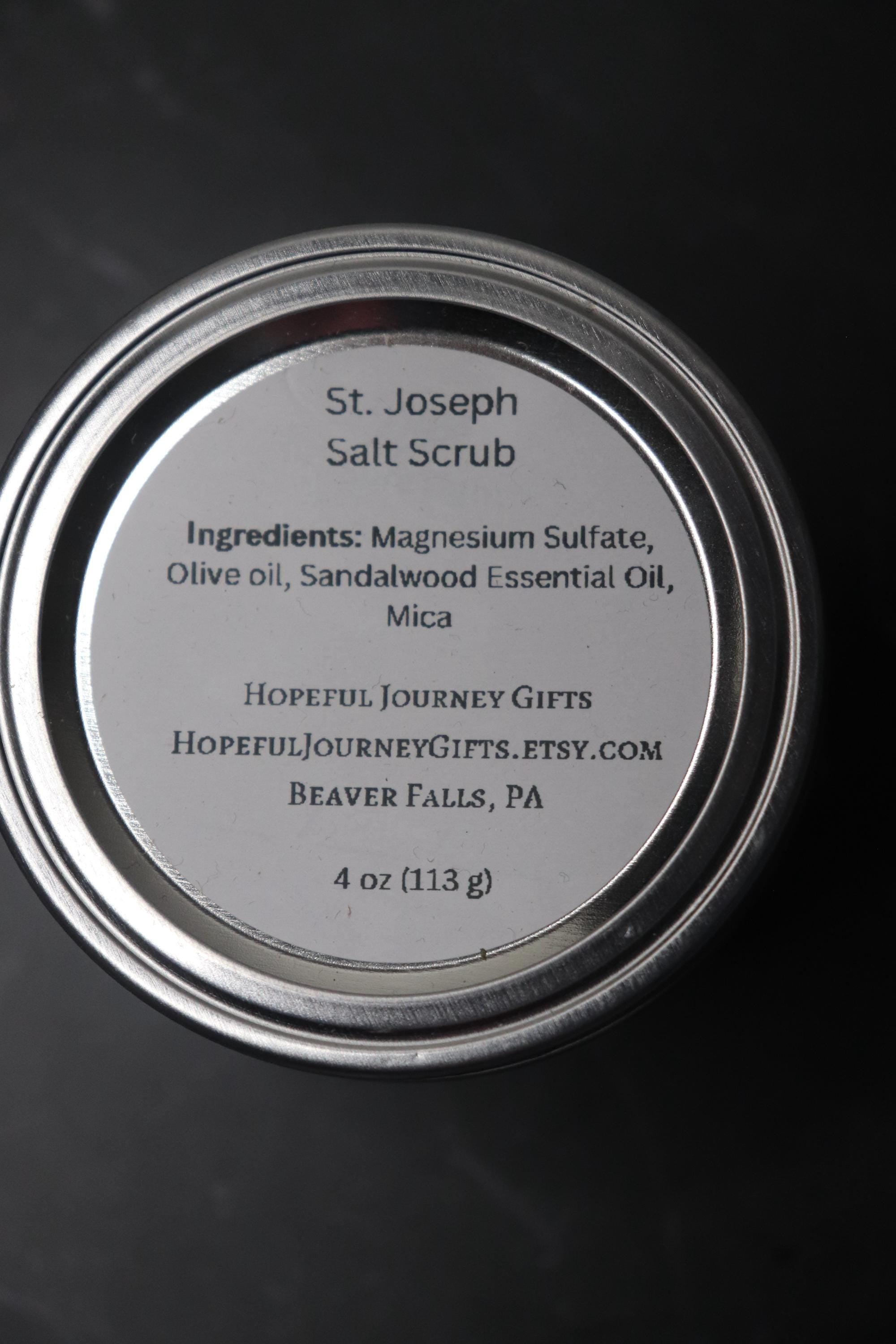 St. Joseph Sandalwood Salt Scrub