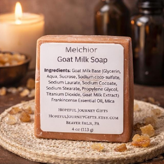 Melchior Frankincense Goat Milk Soap