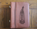 Our Lady of Fatima Bible Cover – Small Engraved Leatherette (6.75” x 9.25”)