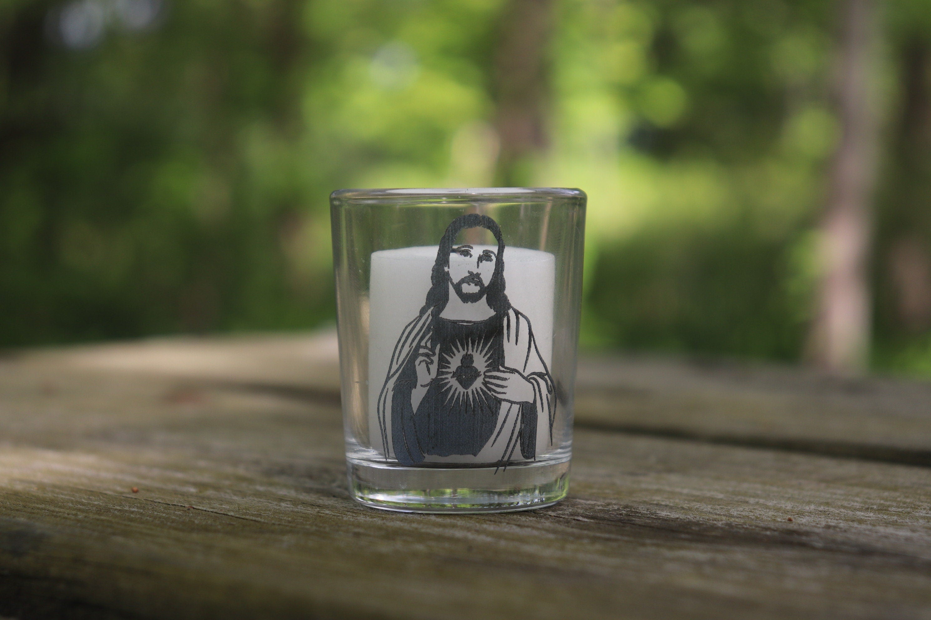 Sacred Heart of Jesus Votive Holder