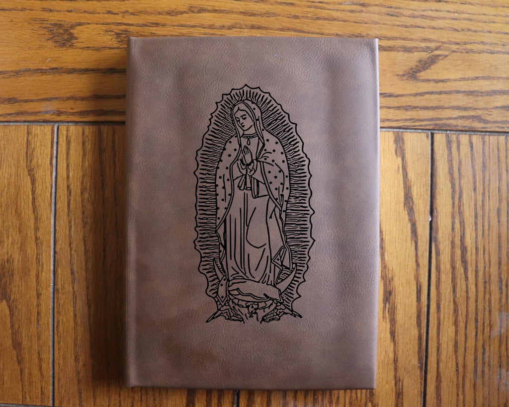 Our Lady of Guadalupe Leatherette Hardcover Journal (112 Page, 7" x 9.75")