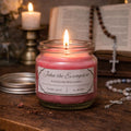John the Evangelist Apple Candle – 8 oz Soy Mason Jar (40+ Hour Burn)