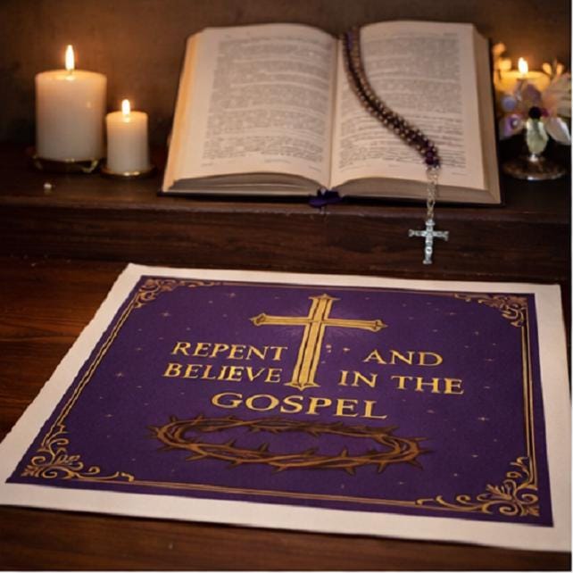Lent Mini Altar Cloth