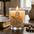 St. Catherine of Siena Glass Votive Holder