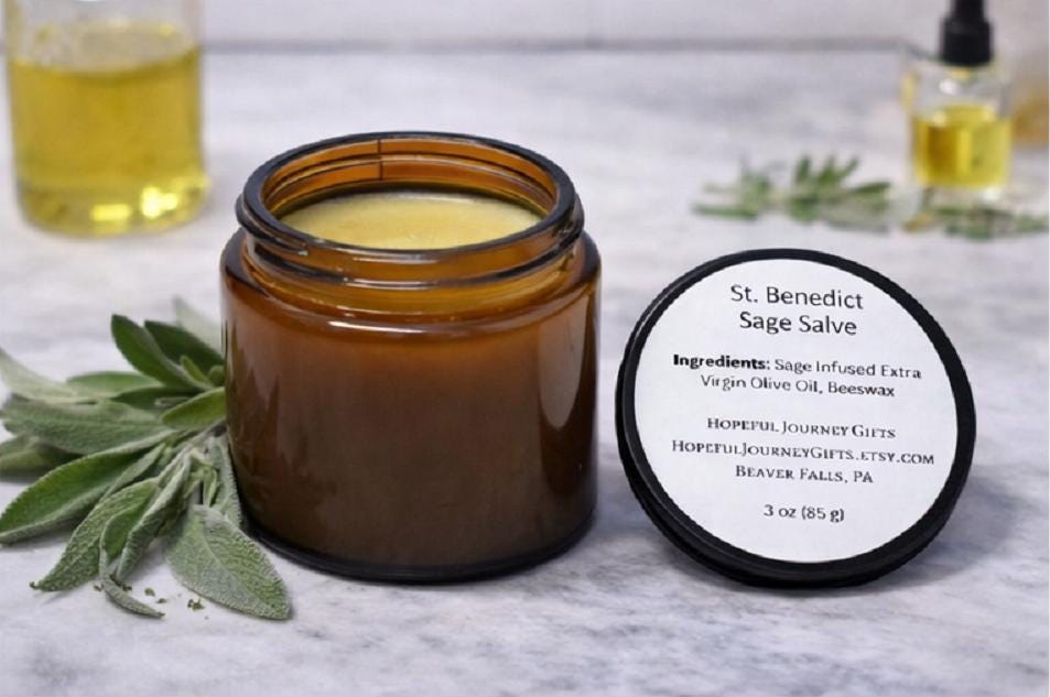 St. Benedict's Sage Salve