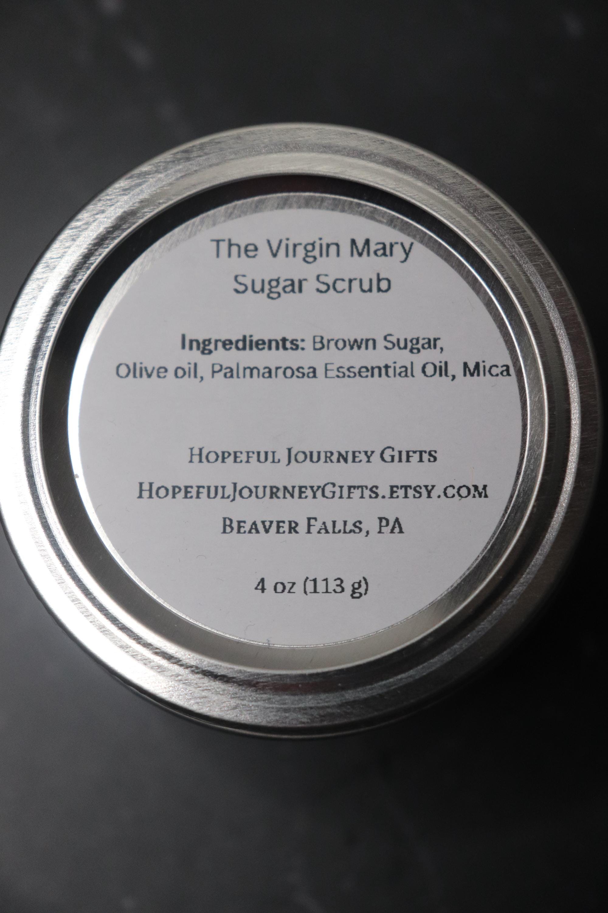 Virgin Mary Rose Sugar Scrub