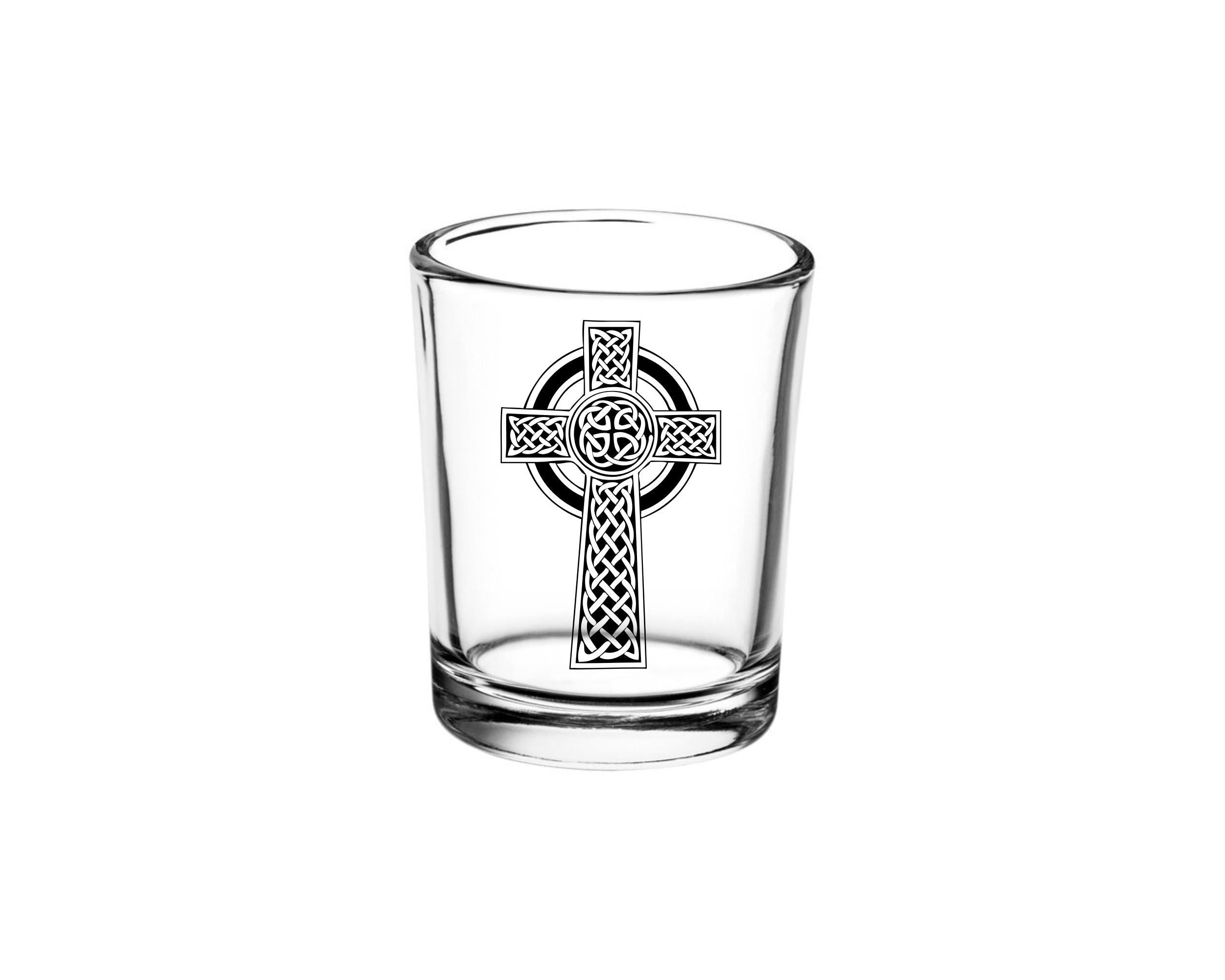 Celtic Cross Votive Candle Holder