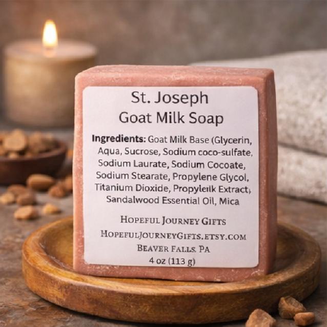St. Joseph Sandalwood Goat Milk Soap