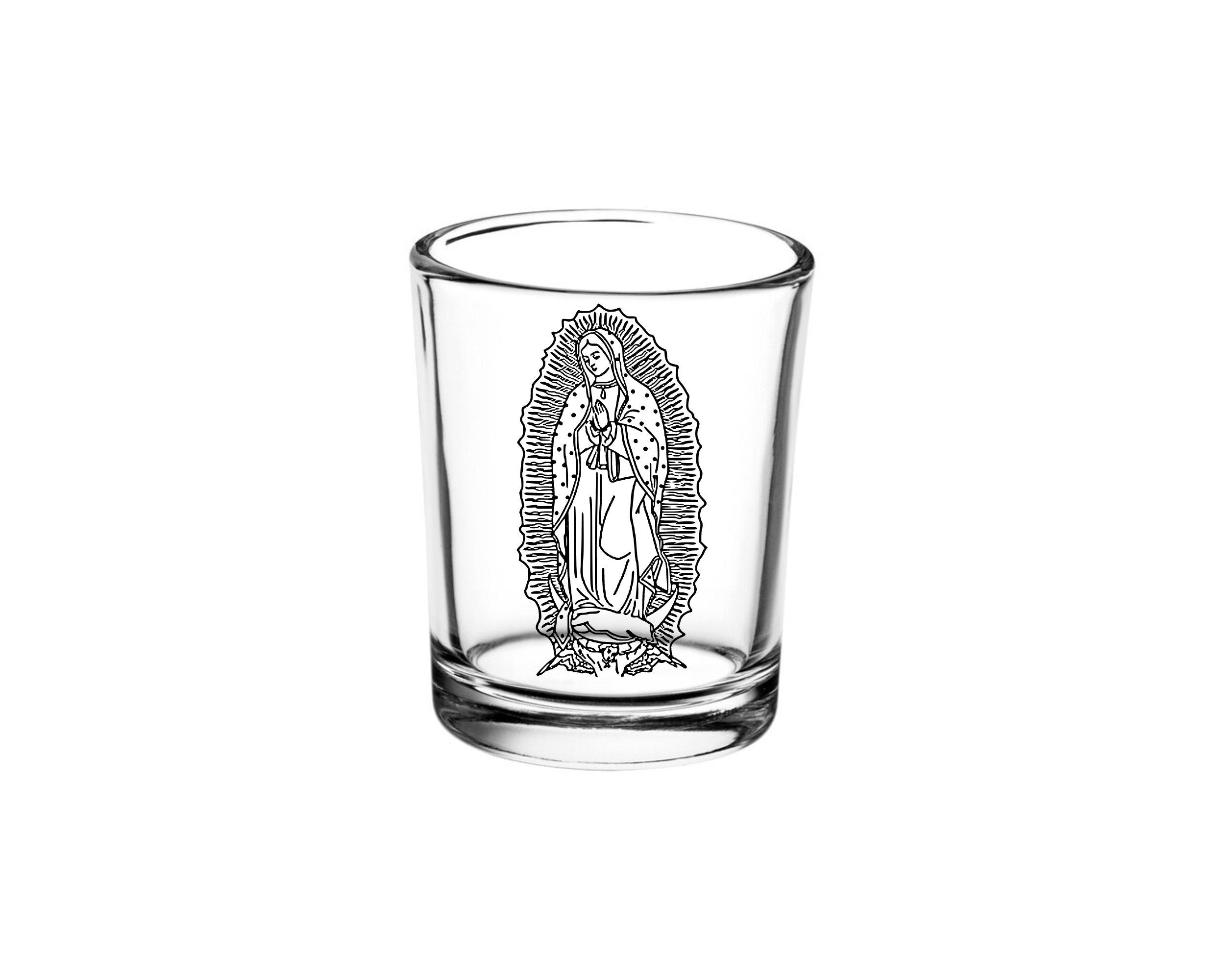 Our Lady of Guadalupe - Glass Votive Holder