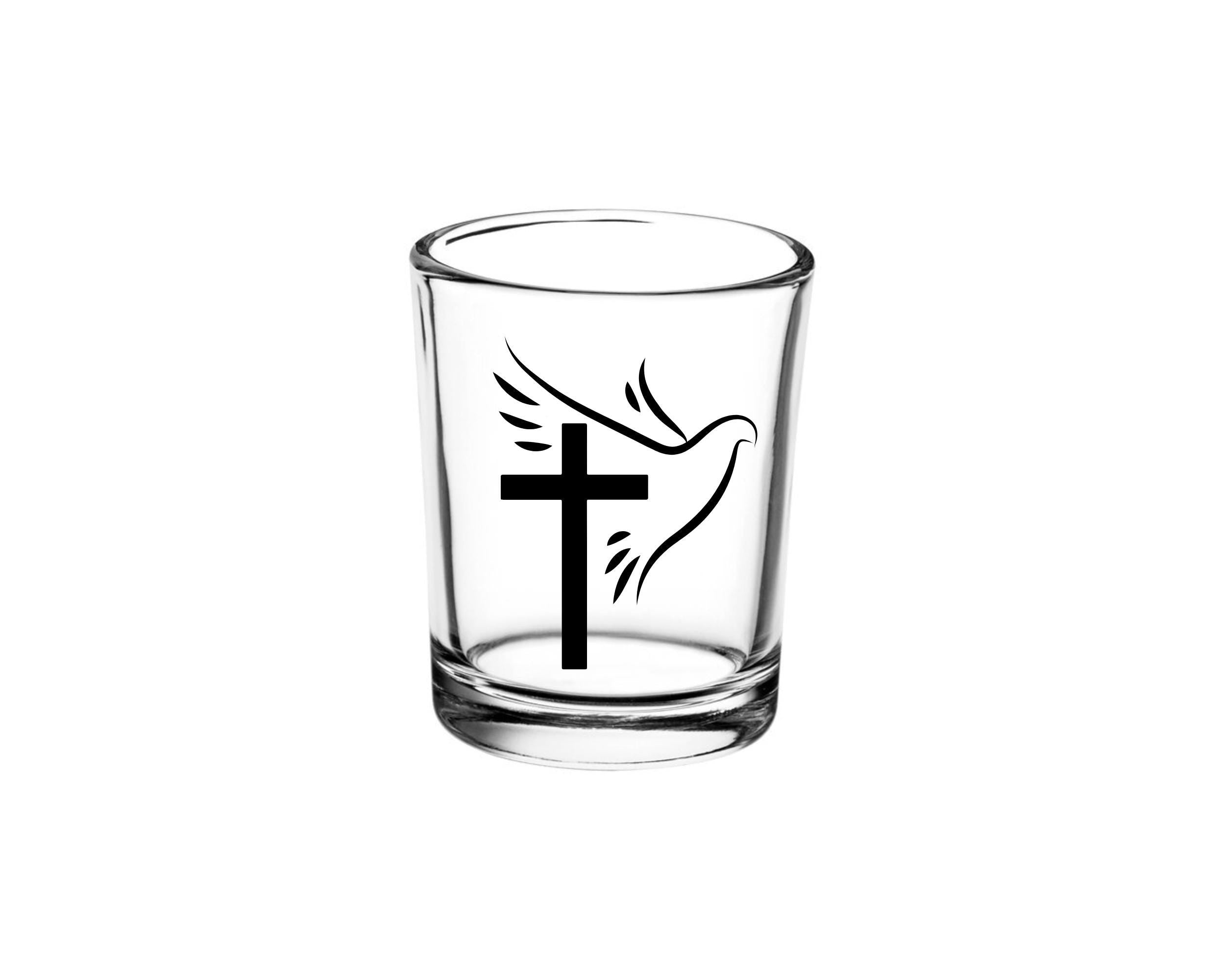 Holy Spirit Dove Cross Votive